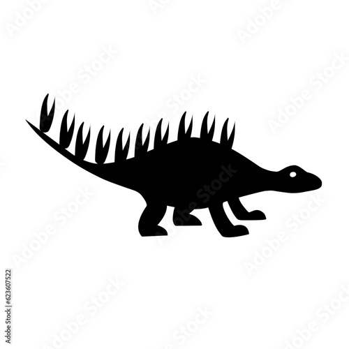 Dinosaur silhouette 