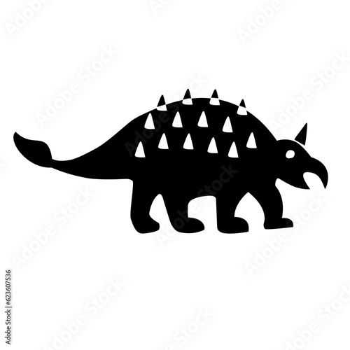 Dinosaur silhouette 