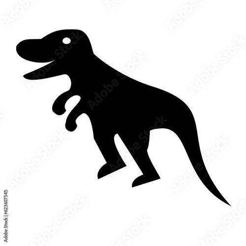 Dinosaur silhouette 