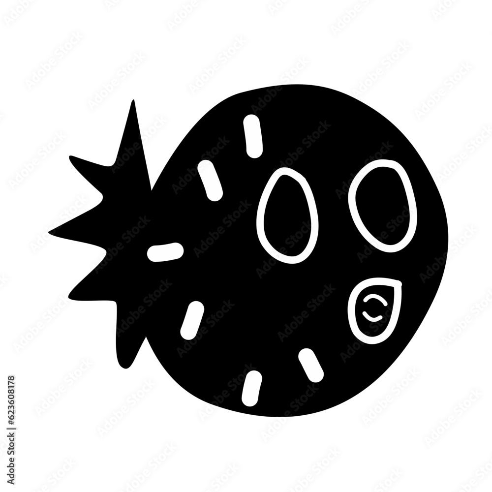 Fototapeta premium Sea animal silhouette 