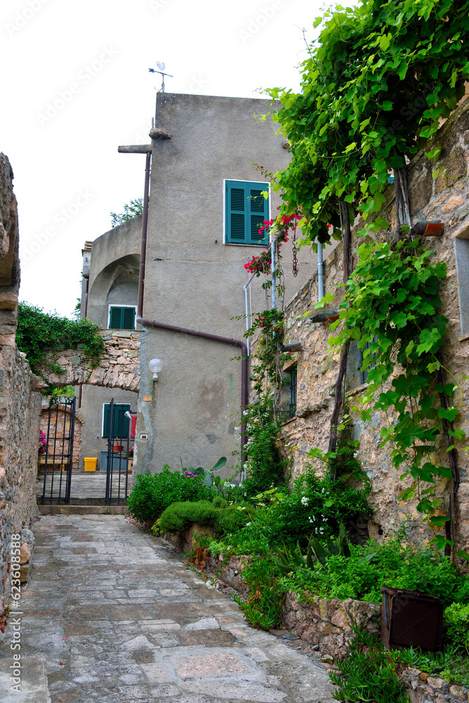 the ancient village of Verezzi Savona Italy