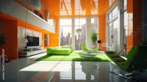 Exquisite Interiors: Unveiling the Elegance of Home Architecture and Desig, generative AI