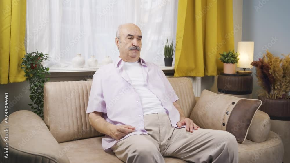 Angry old man. Angry old man.