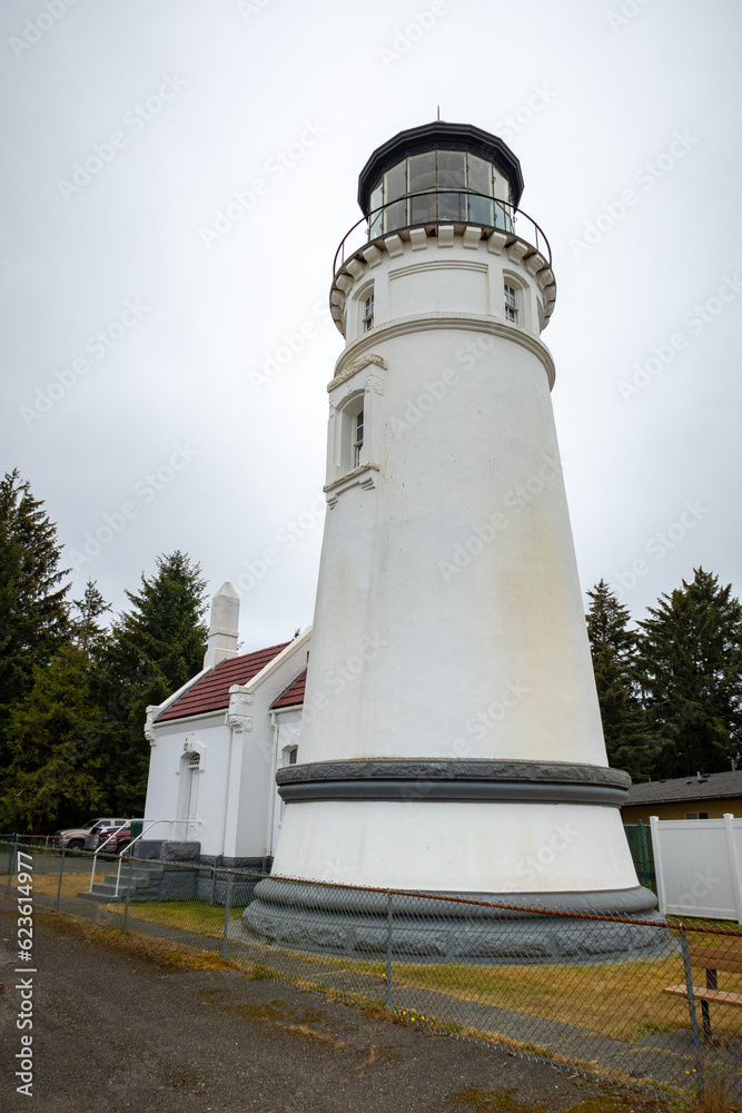 Oregon Lighthouses on the Pacific Coast, America, USA.