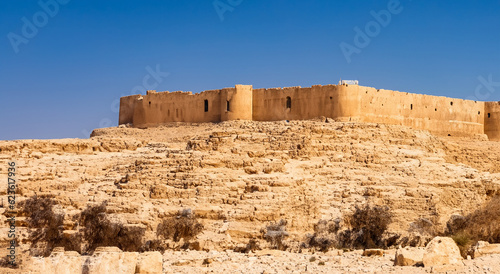 beautiful castle on a mountain in jerusalem by day IN HIGH DEFINITION and sharpness. religious travel concept