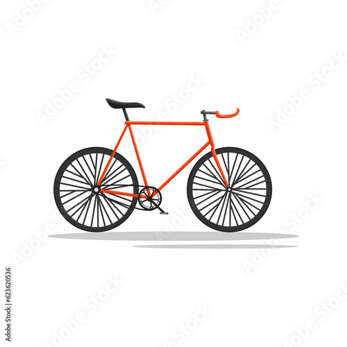 Illustration vector graphic of a bicycle object