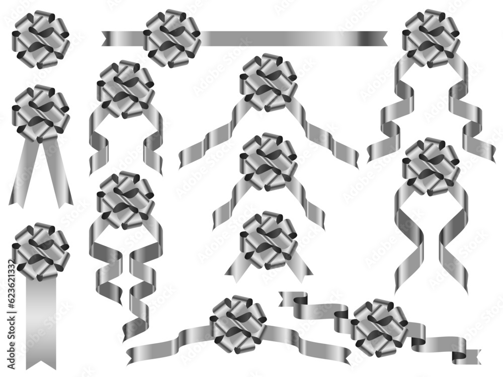 Obraz premium リボン014-6花