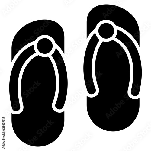 Flip flop icon