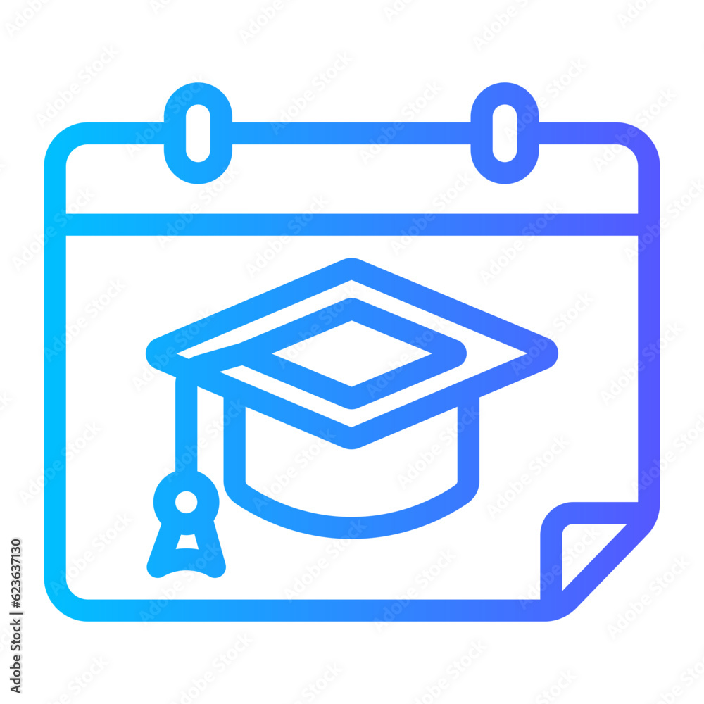 calendar gradient icon calendar gradient icon
