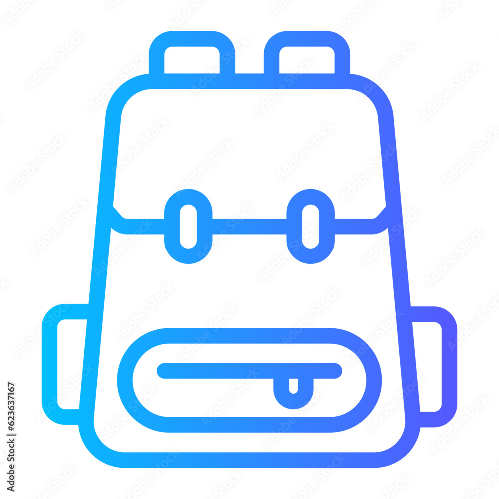 backpack gradient icon backpack gradient icon