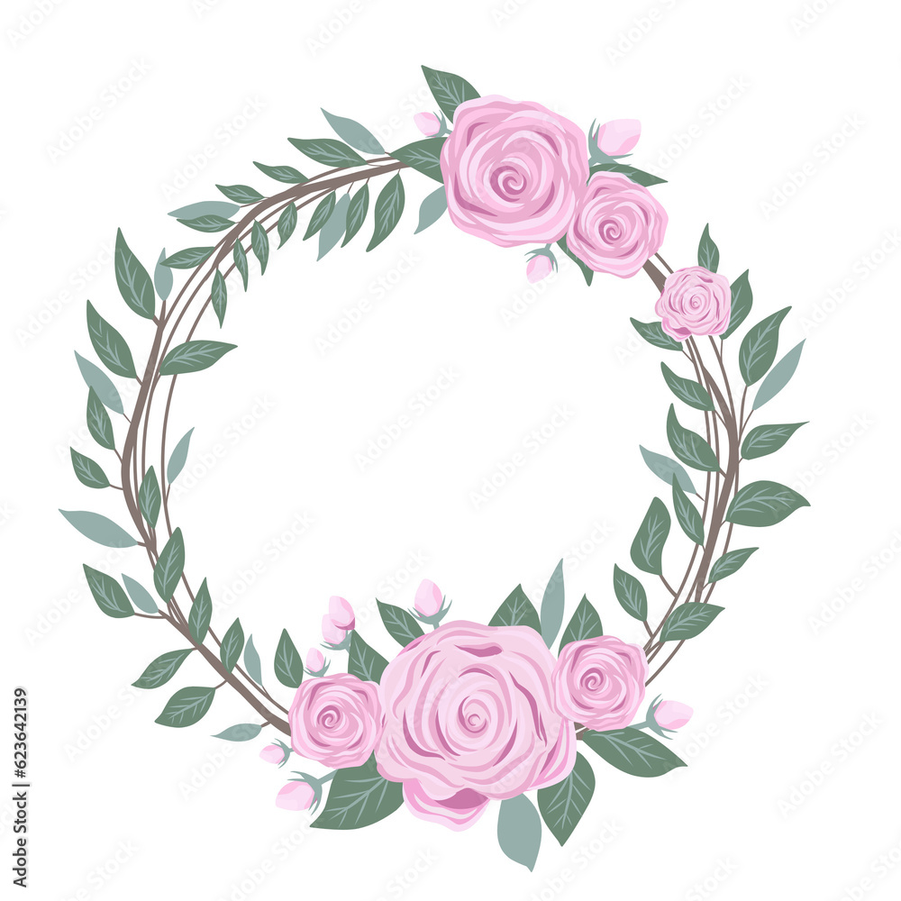 Beautiful Flower Wreath 