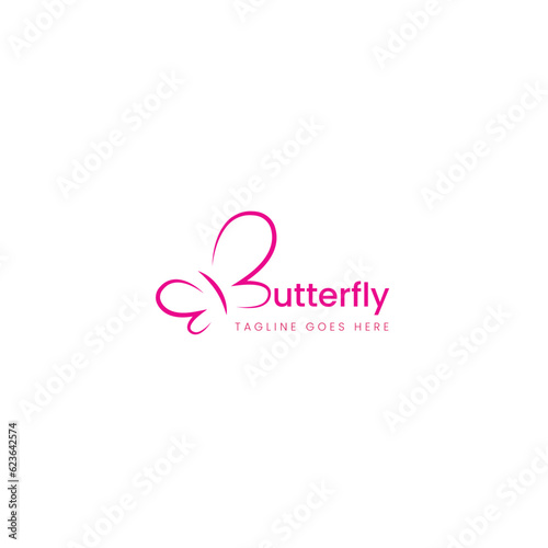 Beauty butterfly logo