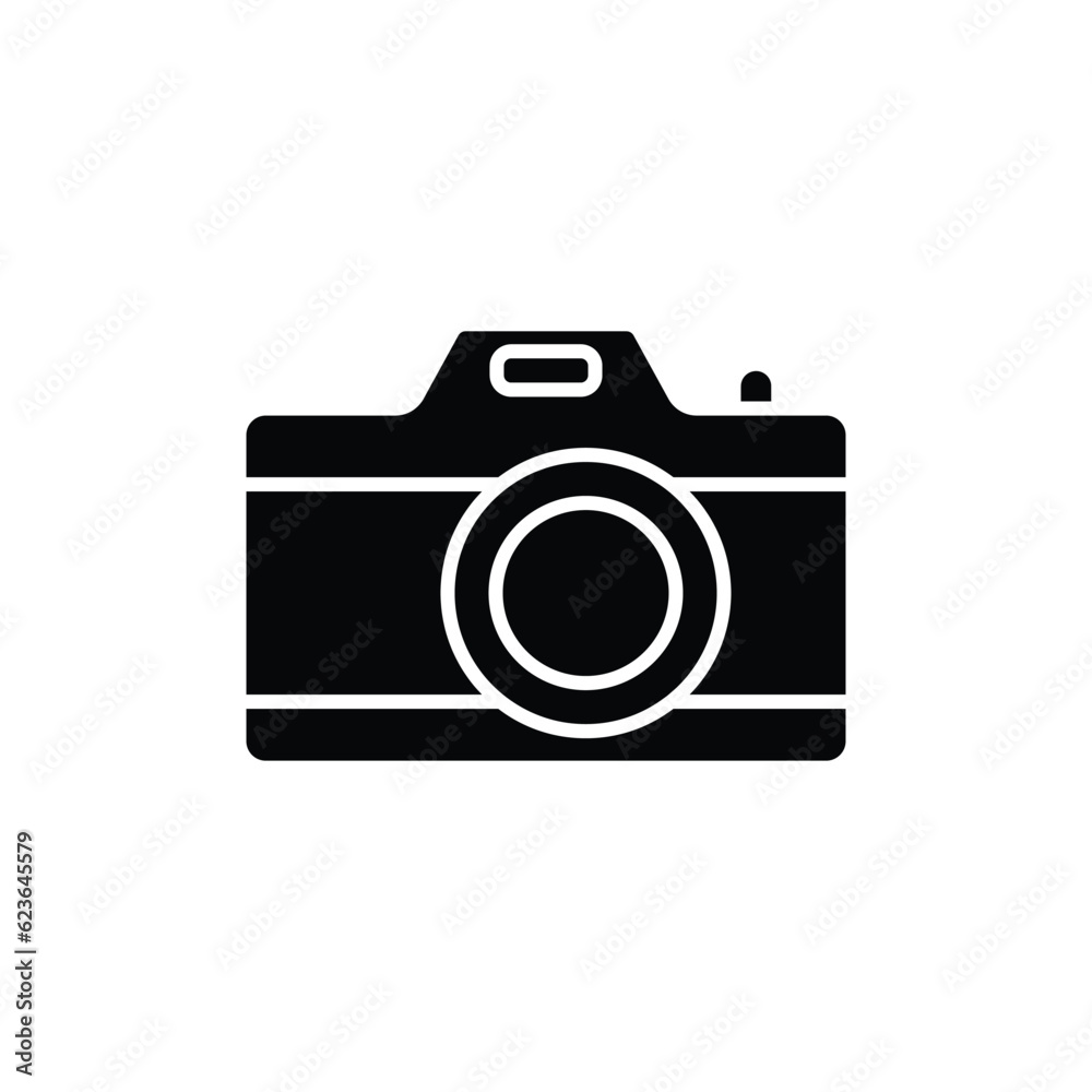 camera icon. solid icon