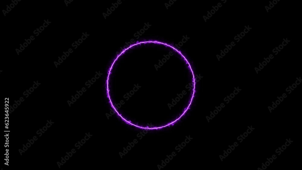 Abstract electric purple line circle animation. Black background 4k video.
Abstract electric purple line circle animation. Black background 4k video.