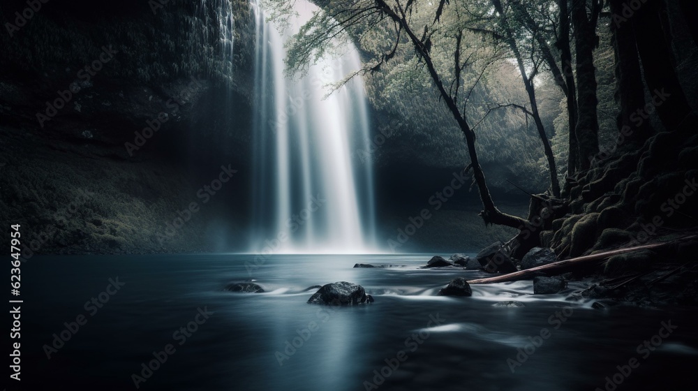 waterfall in the forest