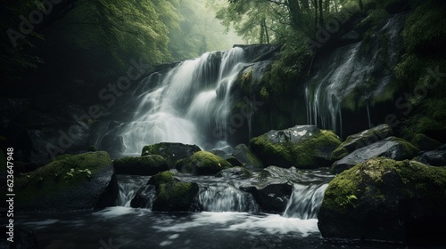 waterfall in the forest © KWY