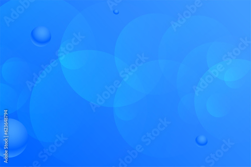 minimal style geometric round shape on blue background