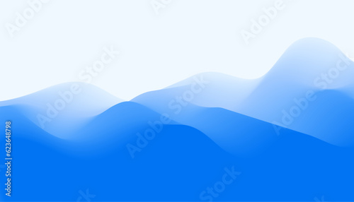 fluid style abstract blue background with flowing motion