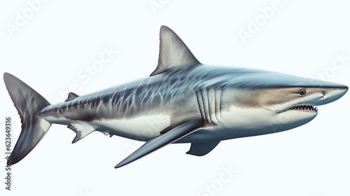 shark isolated on white background