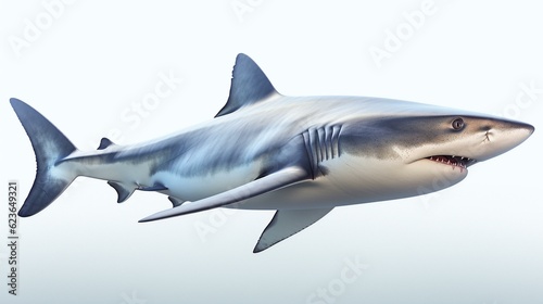 shark isolated on white background © KWY