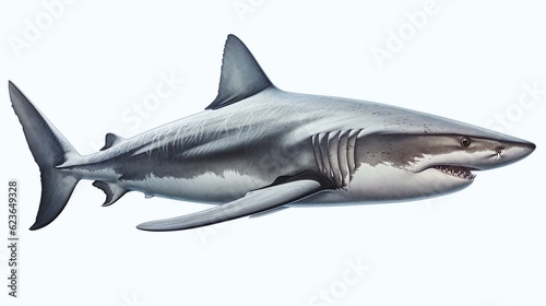 shark isolated on white background