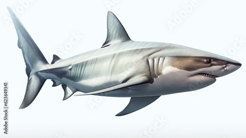 shark isolated on white background