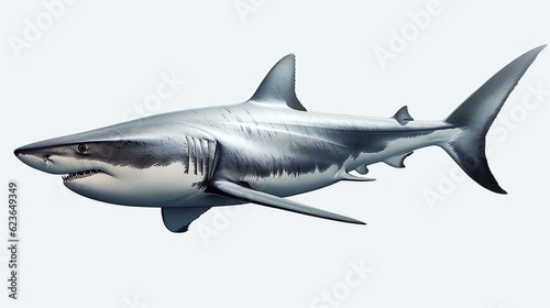 shark isolated on white background