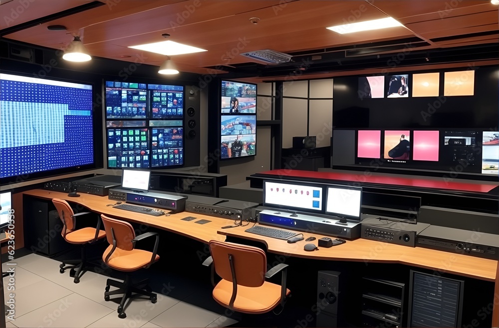 Sala de control TV Sala de control TV