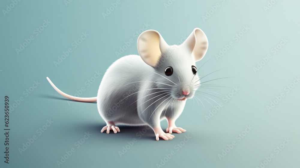 mouse isolated on white background