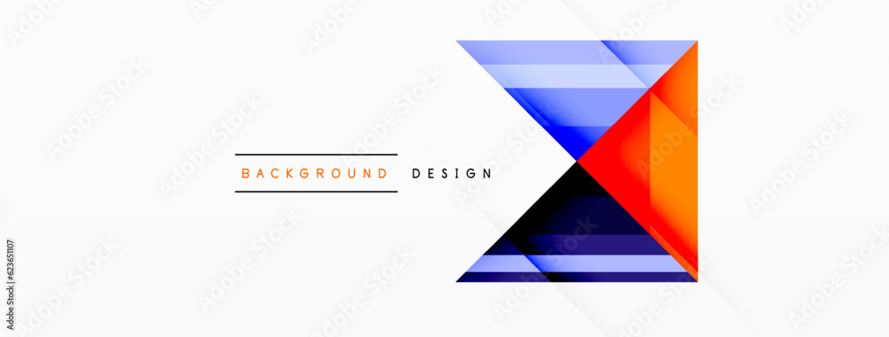 Vector creative geometric abstract background Vector creative geometric abstract background