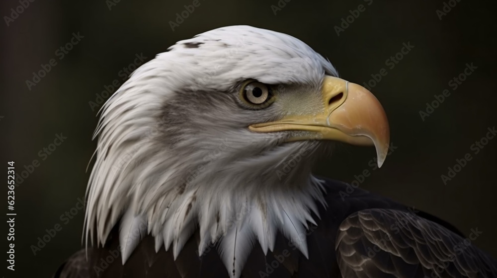 Obraz premium american bald eagle