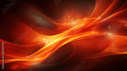 abstract fire flames on dark background, abstract background, Generative AI