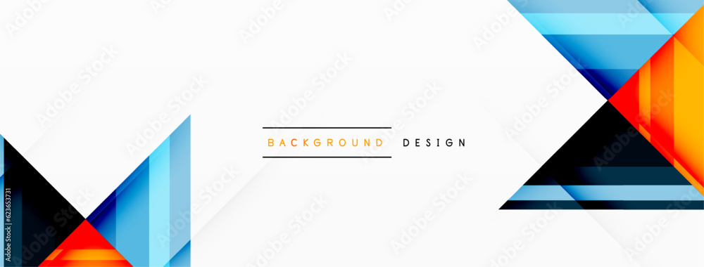 Vector creative geometric abstract background