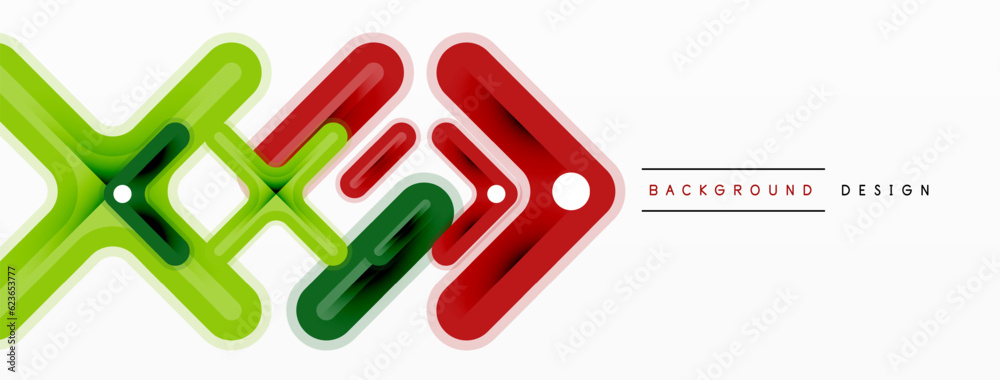 Obraz premium Vector creative geometric abstract background