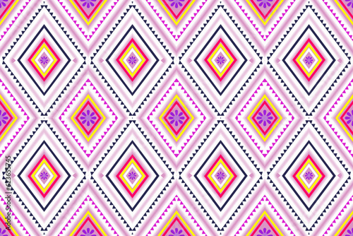 Ethnic pattern . Geometric chevron abstract illustration, wallpaper. Tribal ethnic vector texture. Aztec style. Folk embroidery. Indian, Scandinavian, African rug.design for carpet,sarong 