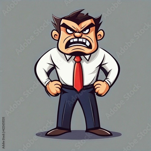 angry businessman