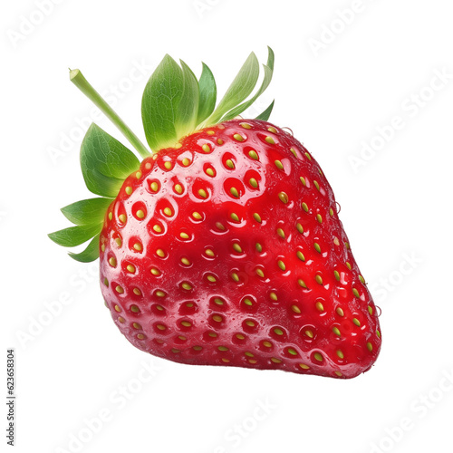 Strawberry on a transparent background (Created by AI)