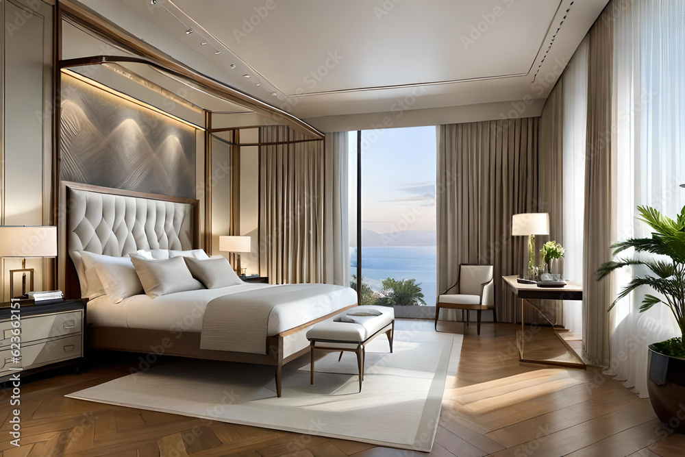 Fototapeta premium modern bedroom