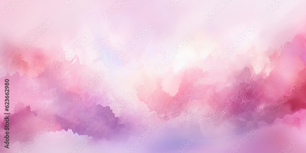 Abstract pink and purple watercolor background. Watercolor painting, digital art painting