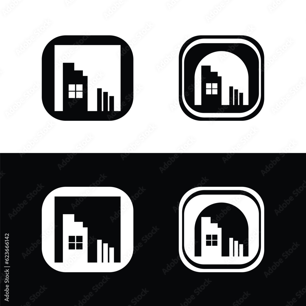 House vector logo template illustration