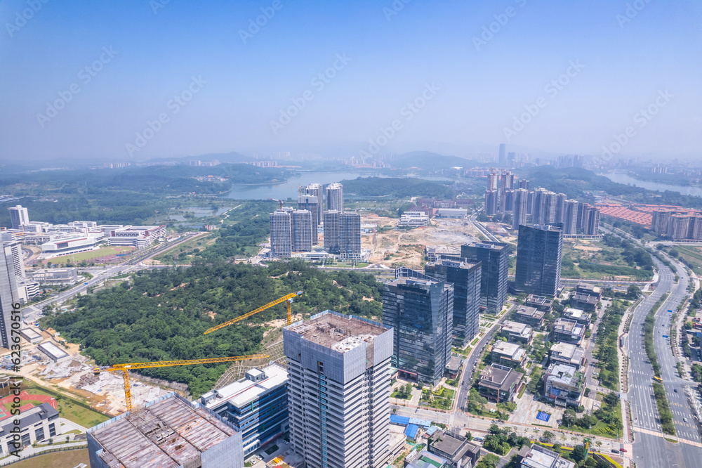 Fototapeta premium Zengcheng Low Carbon Headquarters Park, Guangzhou, China
