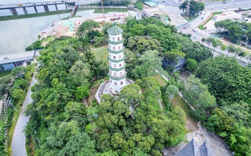 Yan Pagoda, Zengcheng District, Guangzhou, China photo