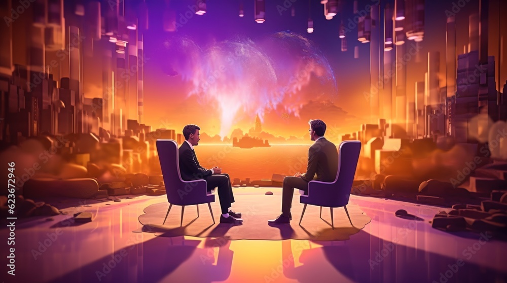 meeting in the office Ai generative HD 8K wallpaper Stock Photographic Image meeting in the office Ai generative HD 8K wallpaper Stock Photographic Image