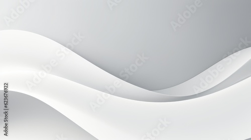 Abstract White Background. Generative AI
