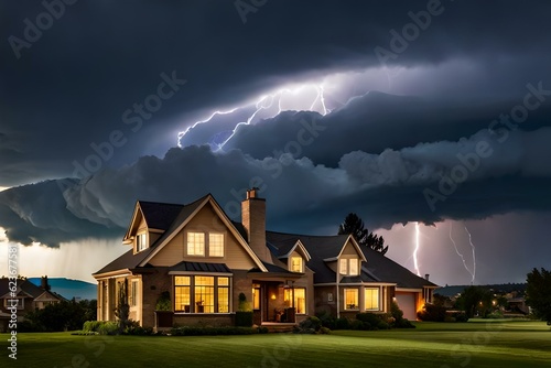 house in the storm