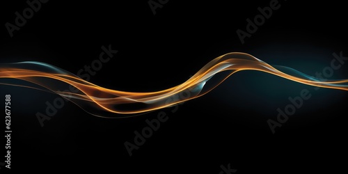 Abstract Curvey Background. Generative AI