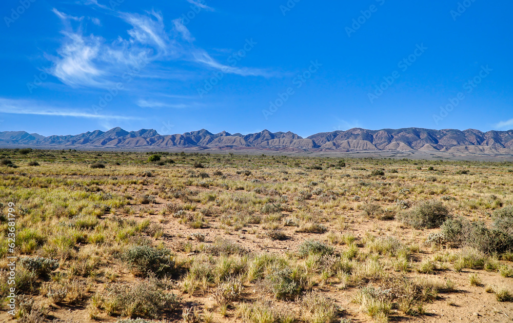 Flinders Ranges which are largest mountain ranges in South Australia