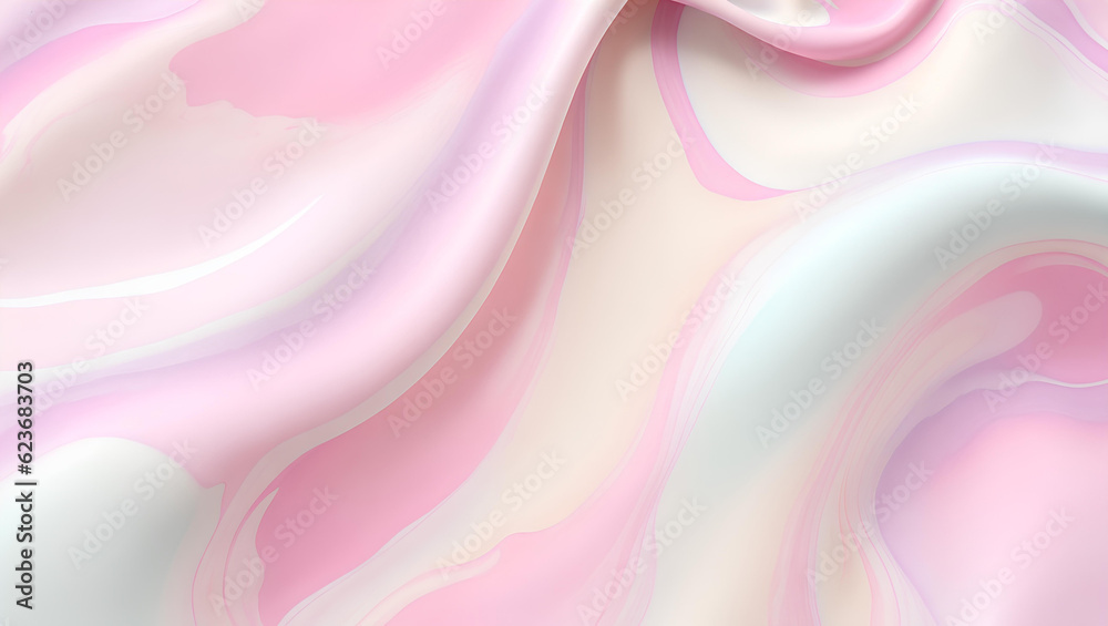 The texture of thick liquid paints, multicolored mass and shape smoothly merging with the texture of fabric and folds, liquid textiles, abstract color background, pastel tones, creamy delicate colors The texture of thick liquid paints, multicolored mass and shape smoothly merging with the texture of fabric and folds, liquid textiles, abstract color background, pastel tones, creamy delicate colors