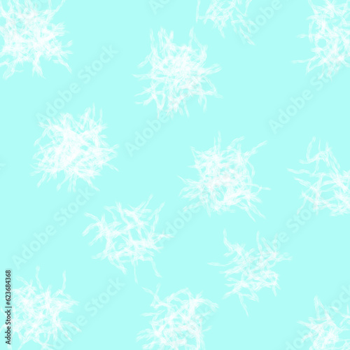 seamless pattern with snowflakes