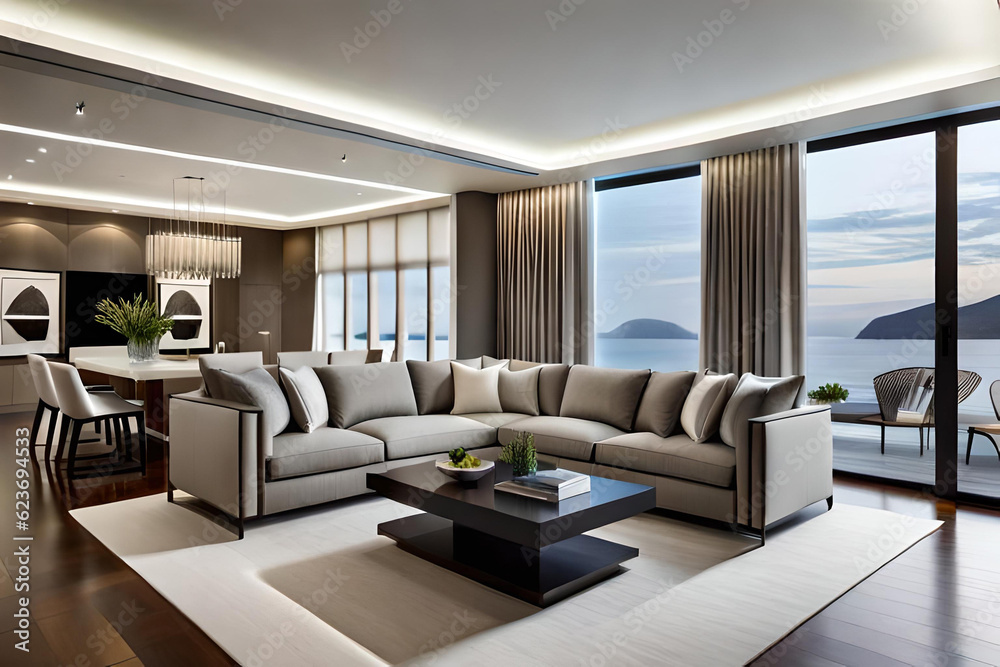 Fototapeta premium modern living room